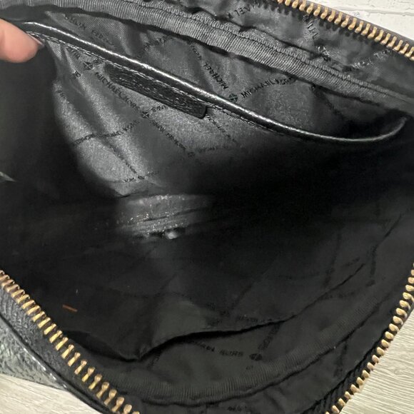 Michael Kors Black Leather Camera Crossbody Bag - Picture 6 of 7